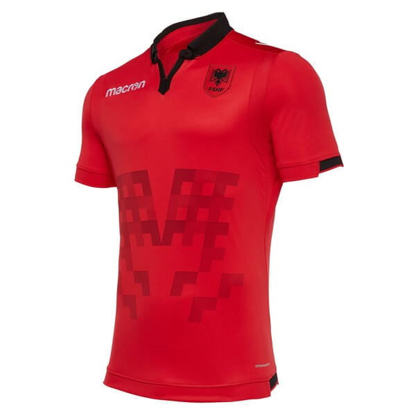 Camisetas Albania Primera equipo 2019 Rojo